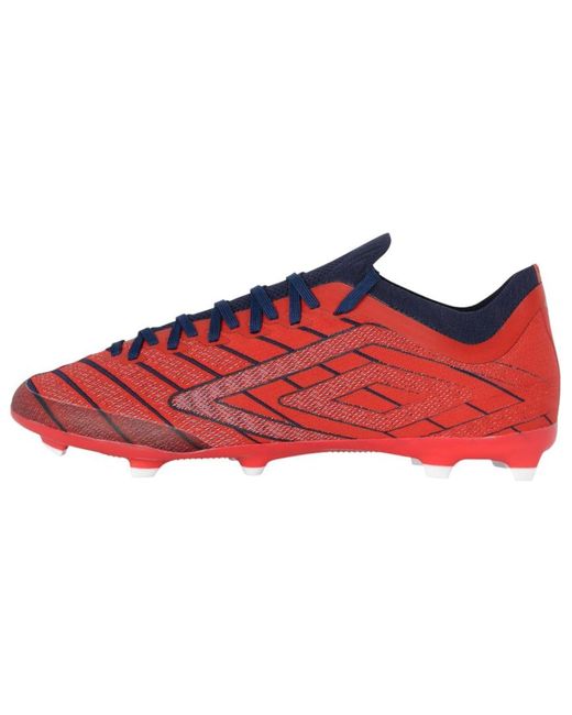 Umbro Red Velocita Elixir Pro Fg Soccer Cleat for men