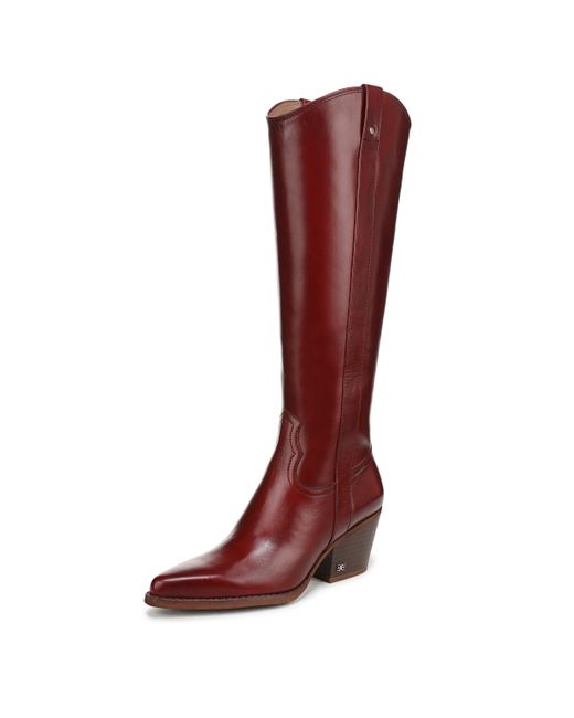 Sam Edelman Red Wyatt Western Boot