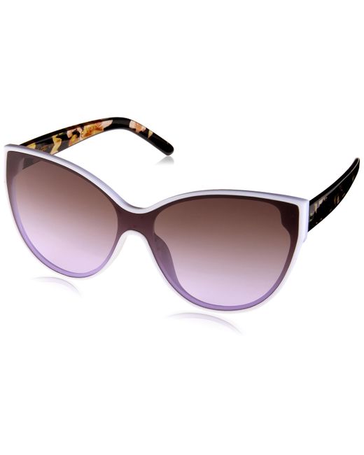 Nanette Lepore Multicolor Nn396 Floral Uv Protective Cat Eye Shield Sunglasses. Fashionable Gifts For Her