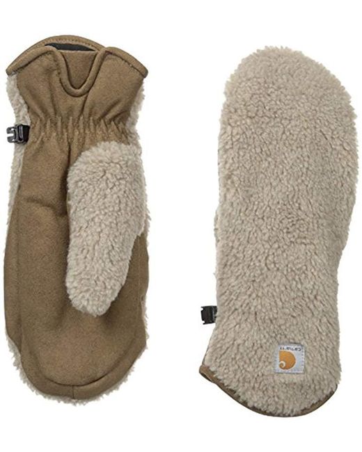 Carhartt Fleece Sherpa Mitten in Natural - Save 3% - Lyst