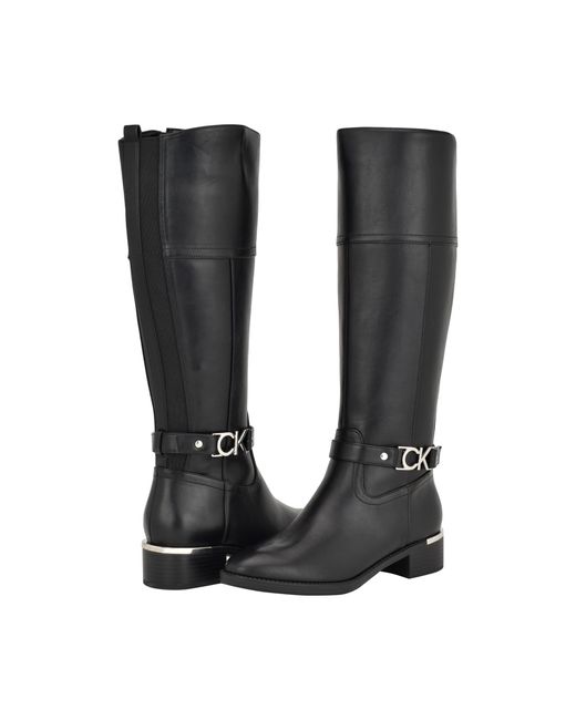 calvin klein freeda knee high boot