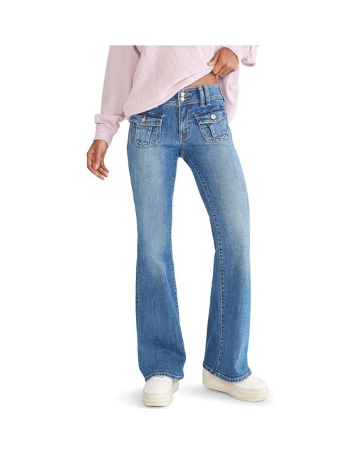 Aéropostale Blue Low Rise Flare Jean