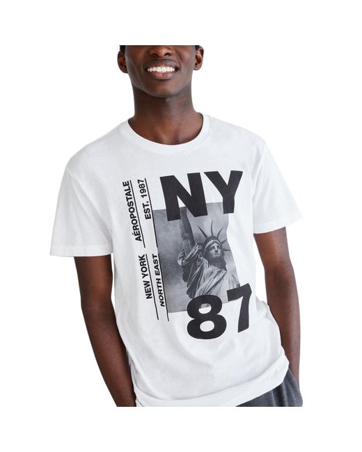 Aéropostale White Graphic for men