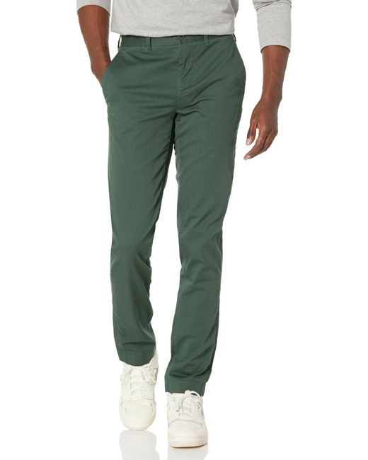 Lacoste Green Solid Slim Fit Pant for men