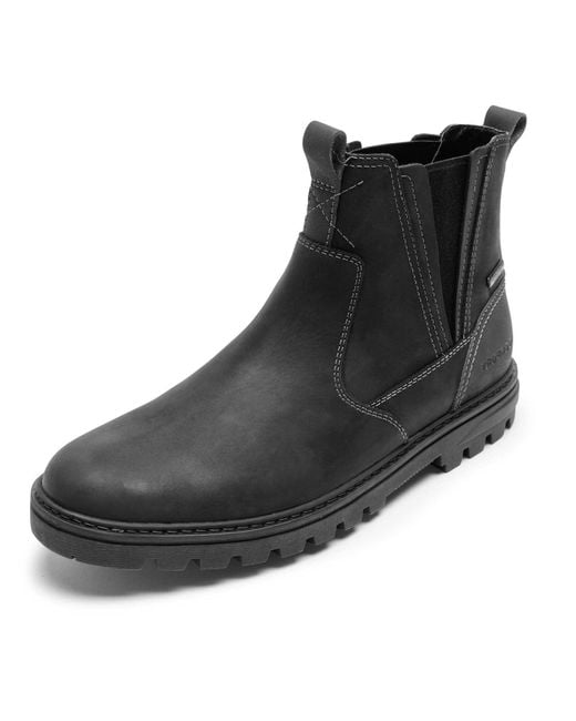 Rockport Weather Or Not Chelsea Boot in Black for Men | Lyst