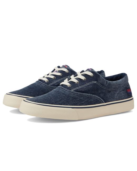 Sperry Top-Sider Blue Striper Ii Cvo Pride Shoes 7.5 M (D) Canvas for men