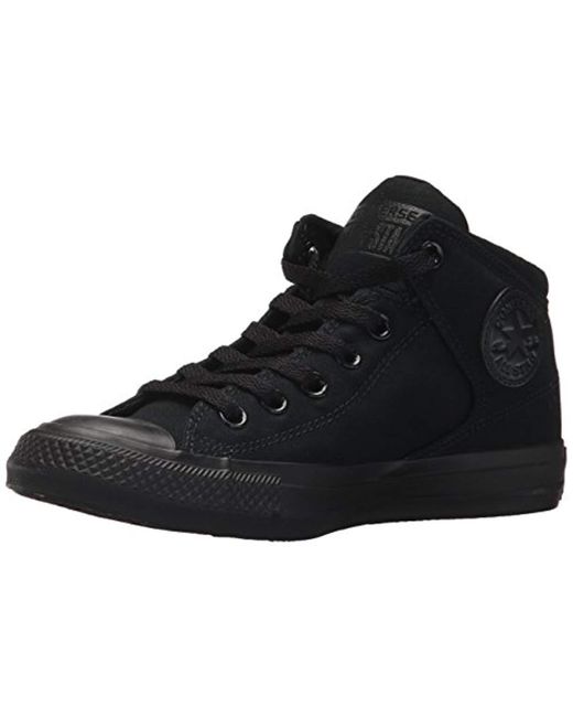 Converse Street Canvas High Top Sneaker in Black/Black/Black (Black) for  Men | Lyst