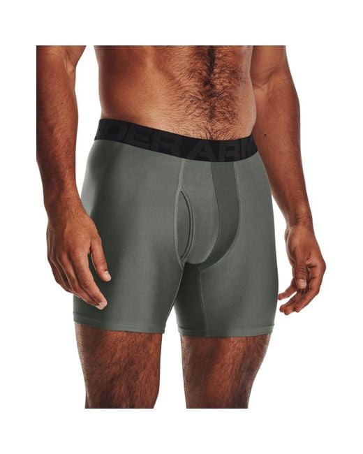 Under Armour Green Standard Tech 6-inch Boxerjock 1-pack, for men