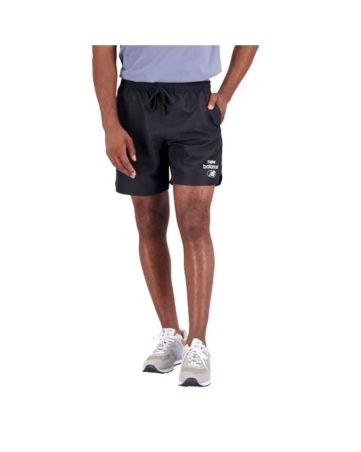 New Balance Blue Essentials Reimagined Woven Short for men