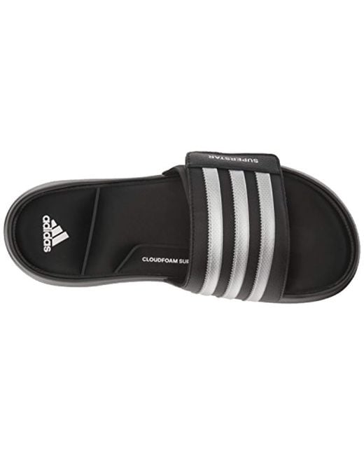 adidas Originals Superstar Slide Sandal in Black for Men Lyst