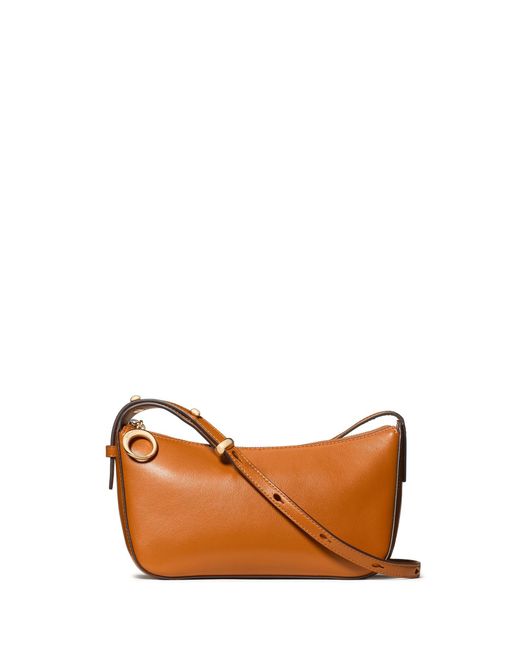 Kate Spade Brown Halo Fine Grain Leather Crossbody