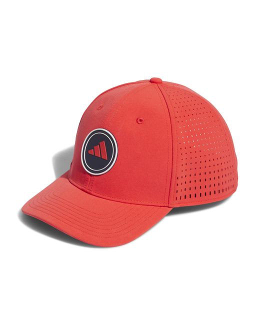 Adidas Red Hydrophobic Tour Hat for men