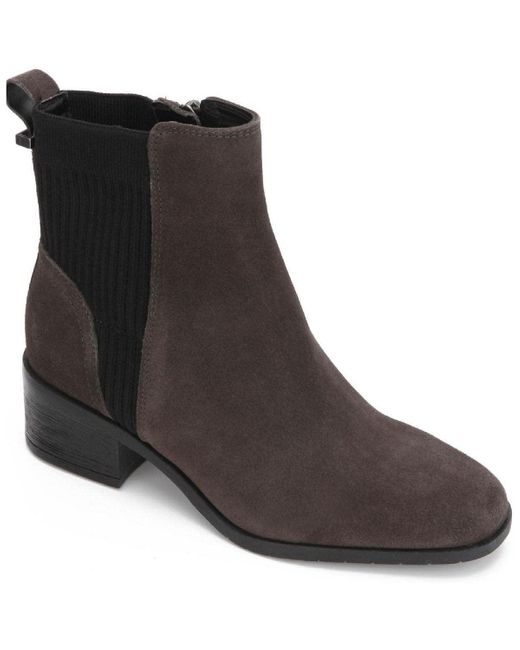 Kenneth Cole Black Reaction Salt Stretch Chelsea Bootie Boot