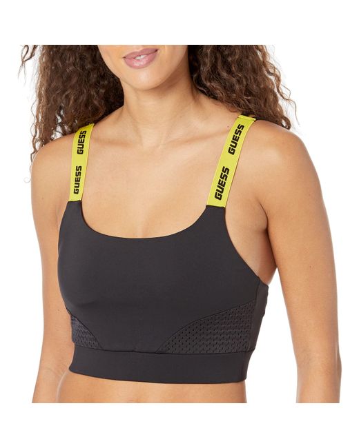 Guess Black Catherine Active Bra