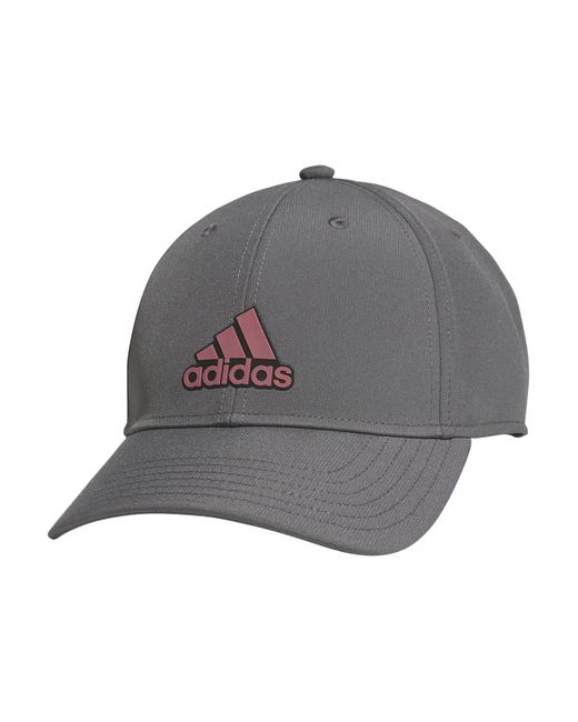 Adidas Gray Alliance Medium Crown Structured Adjustable Fit Strapback Hat for men