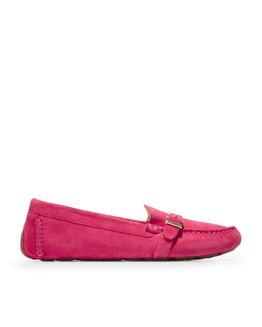 Cole Haan Leather Womens Emely Driver Driving Style Loafer in Bright ...