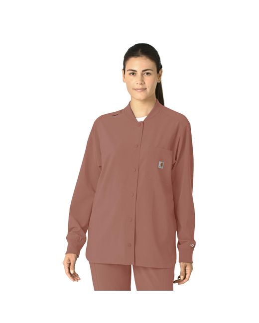 Carhartt Brown Flex Modern Fit Shirt Jacket - X-large Regular - Wild