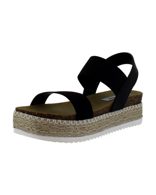 Steve Madden Wipeout Women's Wedge Sandals - Platform Slip-On Summer Shoes
