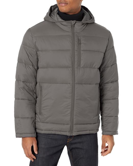 Cole Haan Gray Everyday Water Resistant Puffer Jacket for men