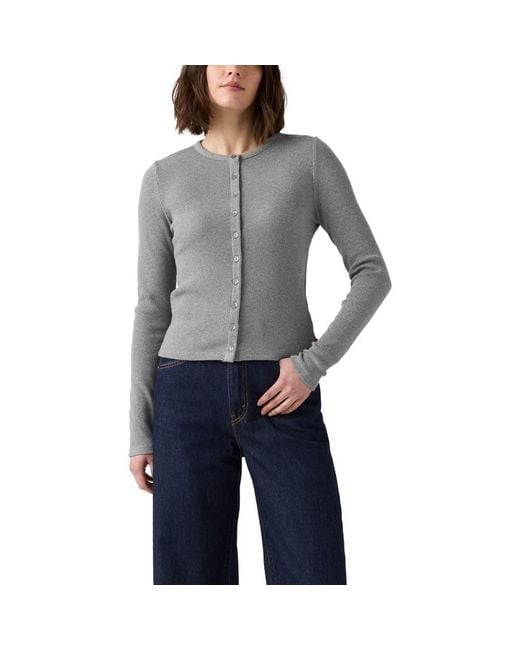 Levi's Gray Rory Long Sleeve Button Up,