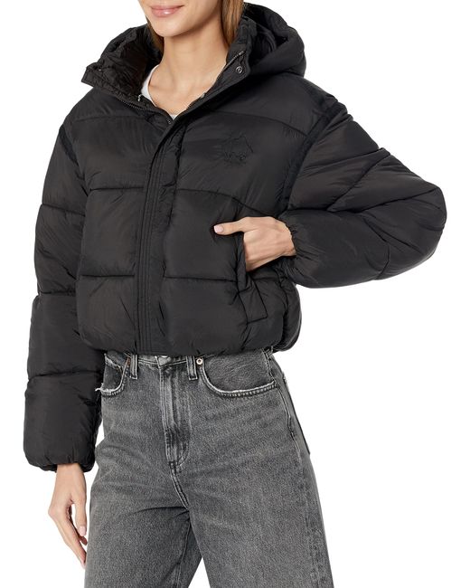 Superdry Code Xpd Cocoon Puffer Jacket in Black | Lyst