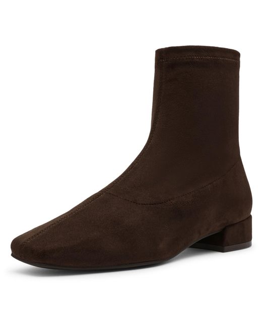 Anne Klein Brown Russ Ankle Boot