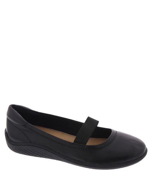 Easy Spirit Black Golden Ballet Flat