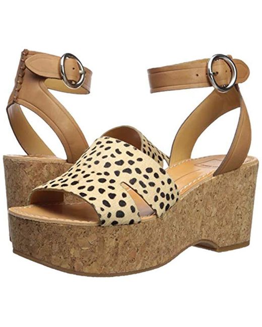 dolce vita leopard wedges