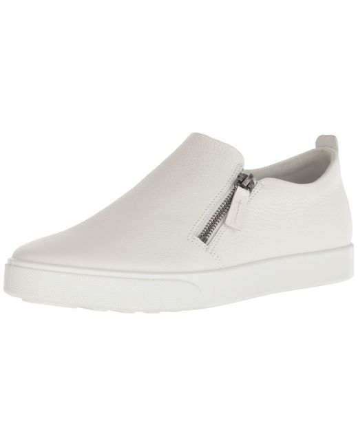 ecco side zip sneaker