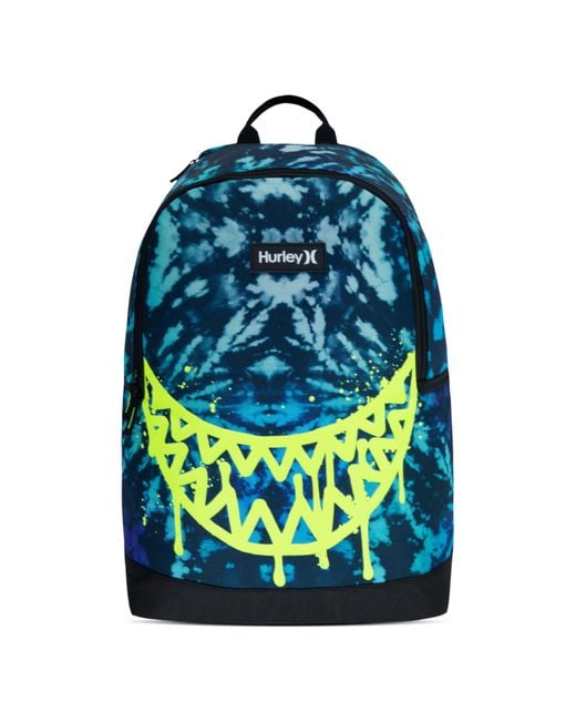 Hurley Blue Graphic Backpack for men
