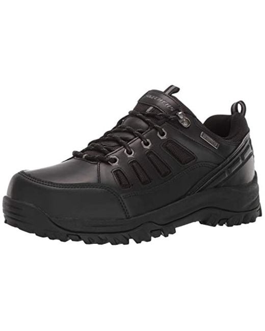 Skechers Relment semego Waterproof Hiker Lo Hiking Shoe Bbk 10