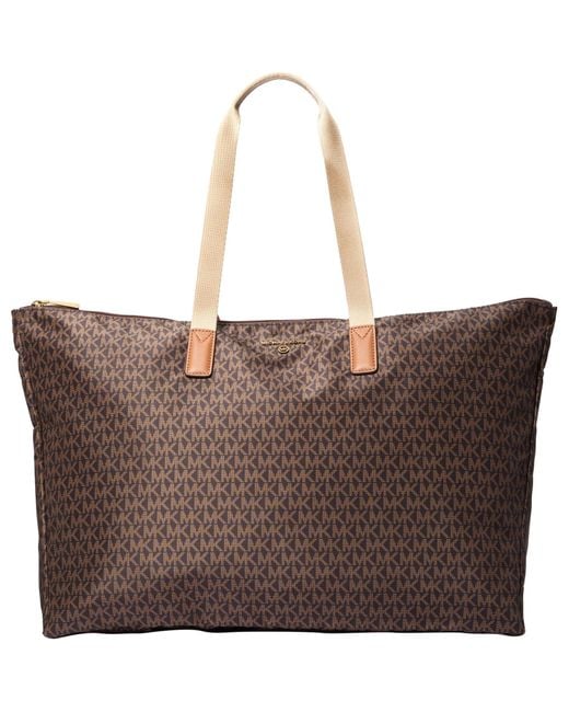 Michael Kors Brown Jet Set Einkaufstasche Braun