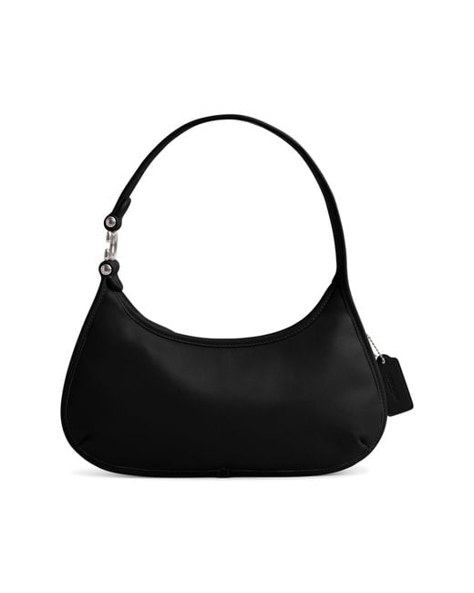 COACH Black Glovetanned Leather Eve Shoulder Bag
