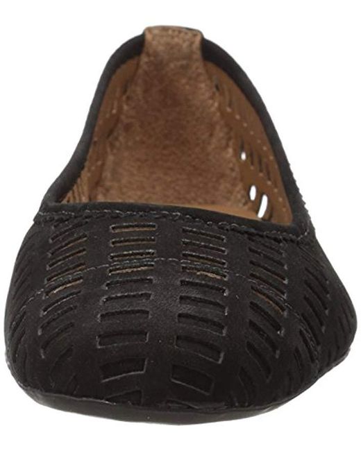 french sole black ballet flats