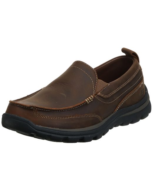 Skechers Leather S 63697 Brown Size: 15 M Us for Men - Save 53% | Lyst