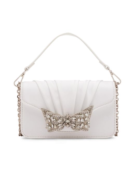 Betsey Johnson 3d Bow Flap Bag in White Lyst