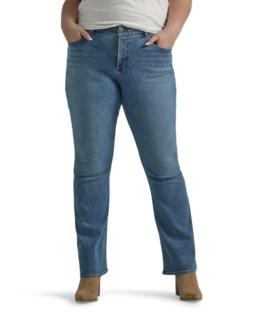 Lee Jeans Blue Size Ultra Lux Comfort With Flex Motion Bootcut Jean