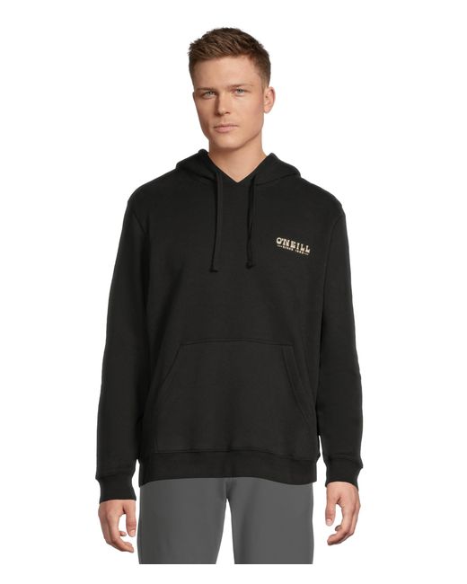 O'neill Sportswear Black Fifty Two Cliffs Pullover Sweatshirt for men