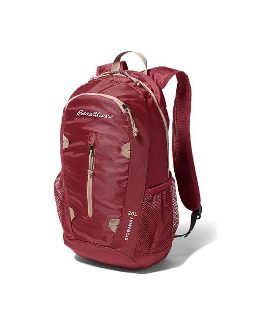Eddie Bauer Red Adult Stowaway Packable 20l Daypack
