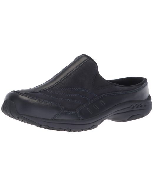 Easy Spirit Leather Traveltime 234 Clogs in Navy Leather (Blue) | Lyst
