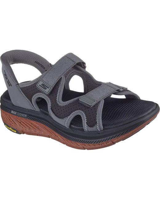 Skechers Blue Hands Free Slip-ins Max Cushioning Premier 2.0 Julian Sandal Sport for men