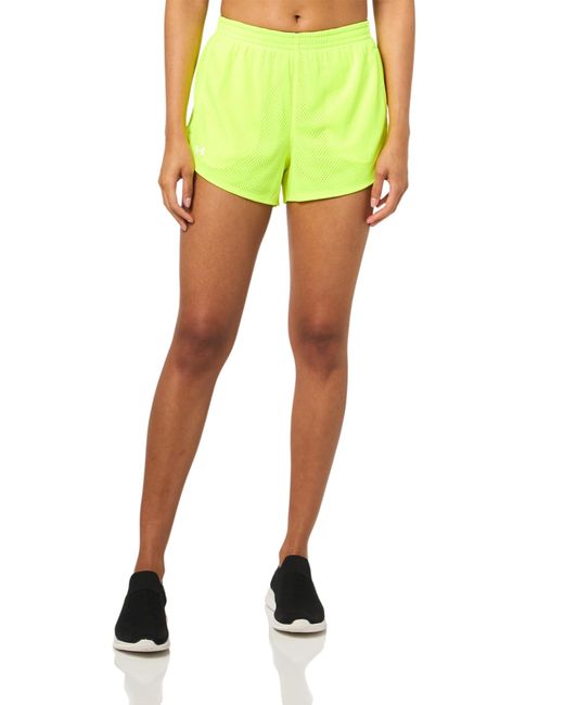 Under Armour Green S Tech Play Up Mesh Shorts,