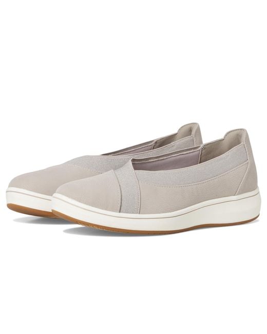 Clarks White Breezesky Air Cloudsteppers Loafer