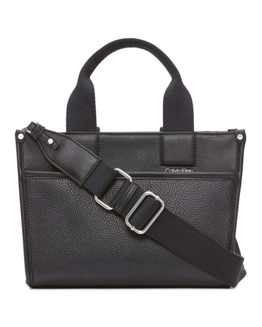 Calvin Klein Elements Top Zip Satchel in Black Lyst
