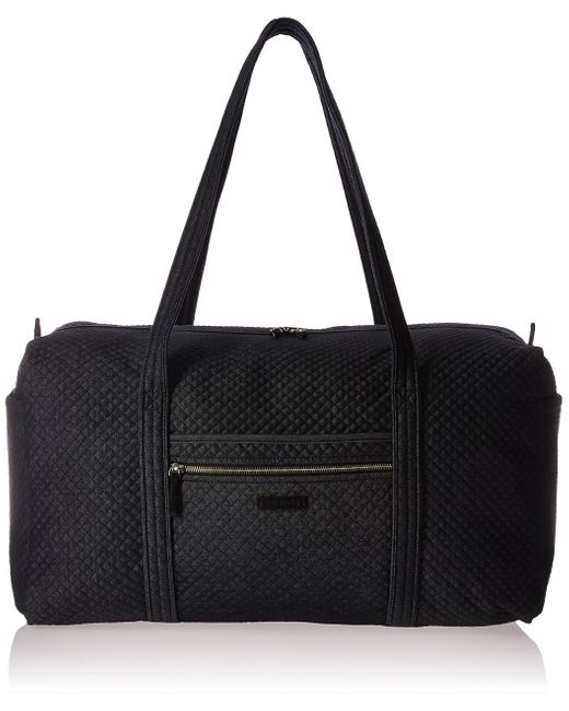 Vera Bradley Black Denim Large Travel Duffle Bag