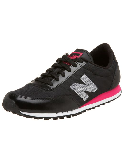 New Balance 410 V1 Sneaker in Black/Pink (Black) | Lyst
