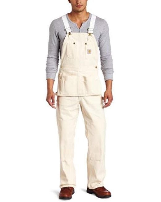 Carhartt® Duck-Zip-to-Thigh Bib Overall/Unlined-R37 - Doughboys Surplus