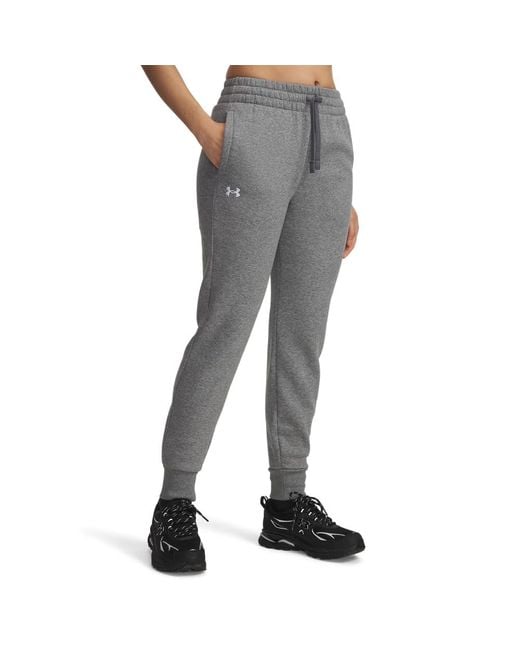 Under Armour Gray Rival Fleece Joggers,