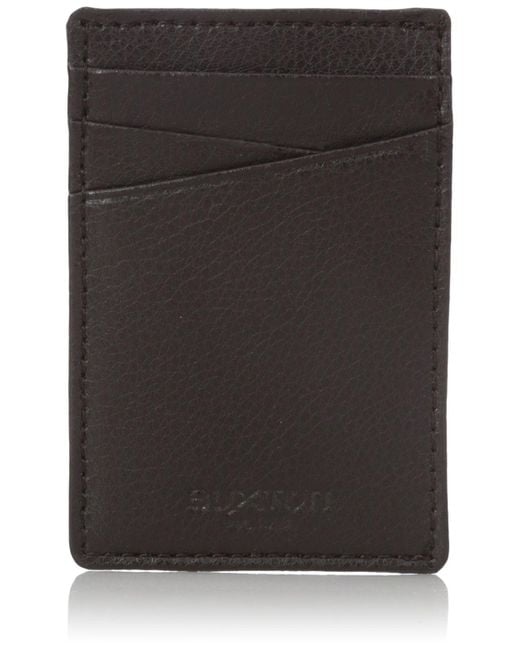 Buxton Mens Walton Leather RFID Blocking Battery Wallet
