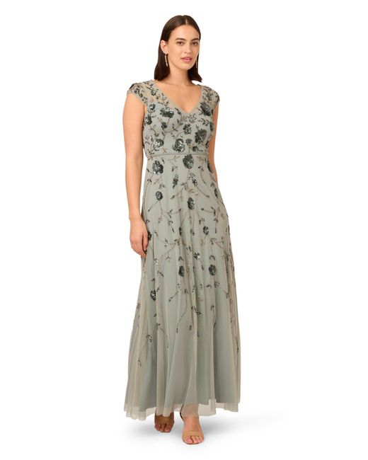 Adrianna Papell Women's Long Beaded Dress - www.disolcolor.com Adrianna Papell Women's Long Beaded Dress - www.disolcolor.com